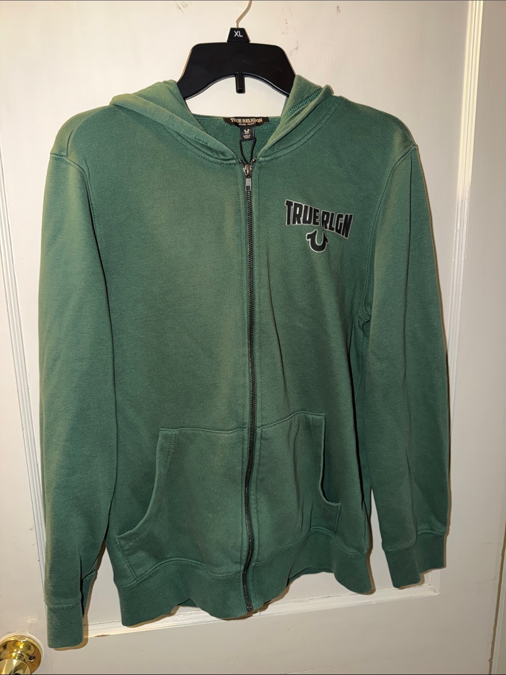 True Religion Forest Green Full-Zip Hoodie